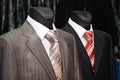 Business suit and ties on a dummy Royalty Free Stock Photo