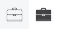 Business suitcase bag icon