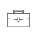 Business suitcase icon Royalty Free Stock Photo