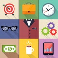 Business Suits Icons Set