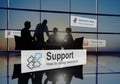 Support Assistance Cooperation Team Aid Concept Royalty Free Stock Photo