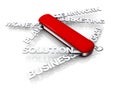 Business Swiss Knife Royalty Free Stock Photo