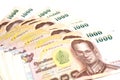 Thousand Thai banknote money background