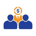 Business target client icon