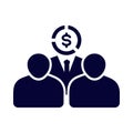 Business target client icon