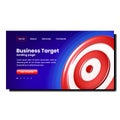 Business Target Startup Strategy Planning Vector