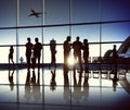 Business Team at the Airport Royalty Free Stock Photo