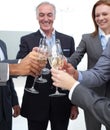 Business team celebrating a success Royalty Free Stock Photo