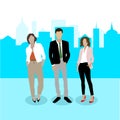 Business team. Confident businesspeople Royalty Free Stock Photo