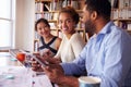 Business Team Having Meeting In Busy Office Royalty Free Stock Photo