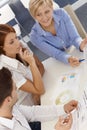 Business team at meeting Royalty Free Stock Photo