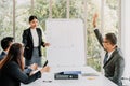 Business team meeting in conference room in modern office