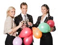 Business team selebrating success Royalty Free Stock Photo