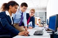 Business team young people multi ethnic teamwork Royalty Free Stock Photo