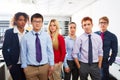 Business team young people standing multi ethnic Royalty Free Stock Photo