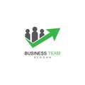 Business teamwork vector icon illustration Royalty Free Stock Photo
