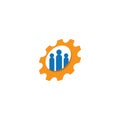 Business teamwork vector icon illustration Royalty Free Stock Photo