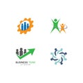 Business teamwork vector icon illustration Royalty Free Stock Photo
