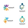 Business teamwork vector icon Royalty Free Stock Photo