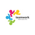 Business teamwork vector icon Royalty Free Stock Photo