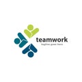 Business teamwork vector icon Royalty Free Stock Photo