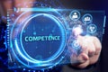 Business, Technology, Internet and network concept. Competence Skill Personal development Royalty Free Stock Photo