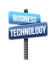 Business technology sign Royalty Free Stock Photo