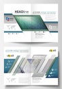 Business templates for bi fold brochure, magazine, flyer, booklet. Cover design template, vector layout, A4 size Royalty Free Stock Photo