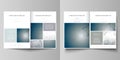 Business templates for bi fold brochure, magazine, flyer, booklet. Cover design template, vector layout in A4 size. DNA Royalty Free Stock Photo