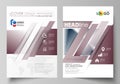 Business templates for brochure, magazine, flyer, annual report. Cover design template, vector layout in A4 size. Simple Royalty Free Stock Photo