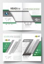 Business templates for brochure, magazine, flyer, booklet or annual report. Cover design, easy editable blank, flat Royalty Free Stock Photo