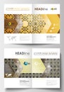 Business templates for brochure, magazine, flyer. Royalty Free Stock Photo