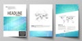 Business templates for brochure, magazine, flyer, booklet, report. Cover design template, vector layout in A4 size Royalty Free Stock Photo