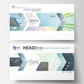 Business templates in HD format for presentation slides. Easy editable layouts in flat style, vector illustration Royalty Free Stock Photo