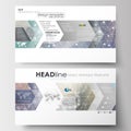 Business templates in HD size for presentation slides. Royalty Free Stock Photo