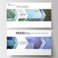 Business templates in HD size for presentation slides. Easy editable abstract layouts Royalty Free Stock Photo