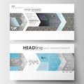 Business templates in HD size for presentation slides. Easy editable abstract layouts. Scientific medical research Royalty Free Stock Photo
