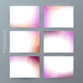 Set presentation background modern blurry design04 Royalty Free Stock Photo