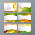 Design element powerpoint precentation template horizontal banner background11 Royalty Free Stock Photo