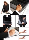 A business themed collage Royalty Free Stock Photo