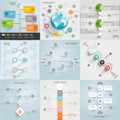 Business timeline elements template. Royalty Free Stock Photo