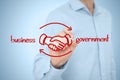 Business to government B2G Royalty Free Stock Photo