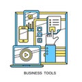 Business tools concept