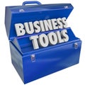 Business Tools Toolbox Management Resources Software Royalty Free Stock Photo