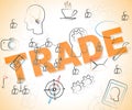 Business Trade Represents Commerce Importing And Company