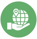 Geolocation Isolated Vector Icon which can easily modify or edit Royalty Free Stock Photo