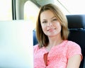 Business travel. busy businesswoman Royalty Free Stock Photo