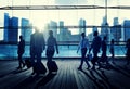 Business Travel Commuter Corporate Cityscape Trip Concept Royalty Free Stock Photo