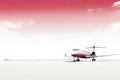 business travel with this minimalist shoot featuring a private plane.