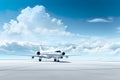 business travel with this minimalist shoot featuring a private plane.